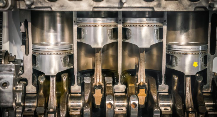 Posisi Piston di Silinder Mesin Mobil Termodinamika Tehnik