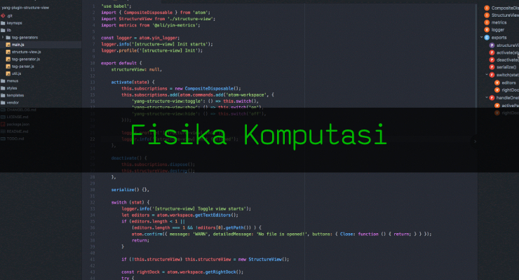 Algoritma Pemrograman dan Fisika Komputasi